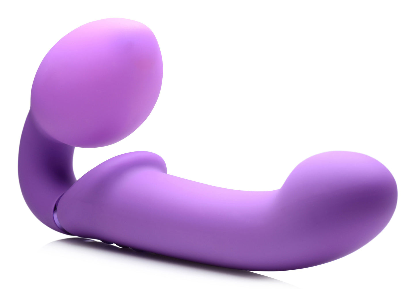 10x Ergo- Fit G-Pulse Inflatable and Vibrating Strapless Strap- on - Purple SU-AG495-PUR