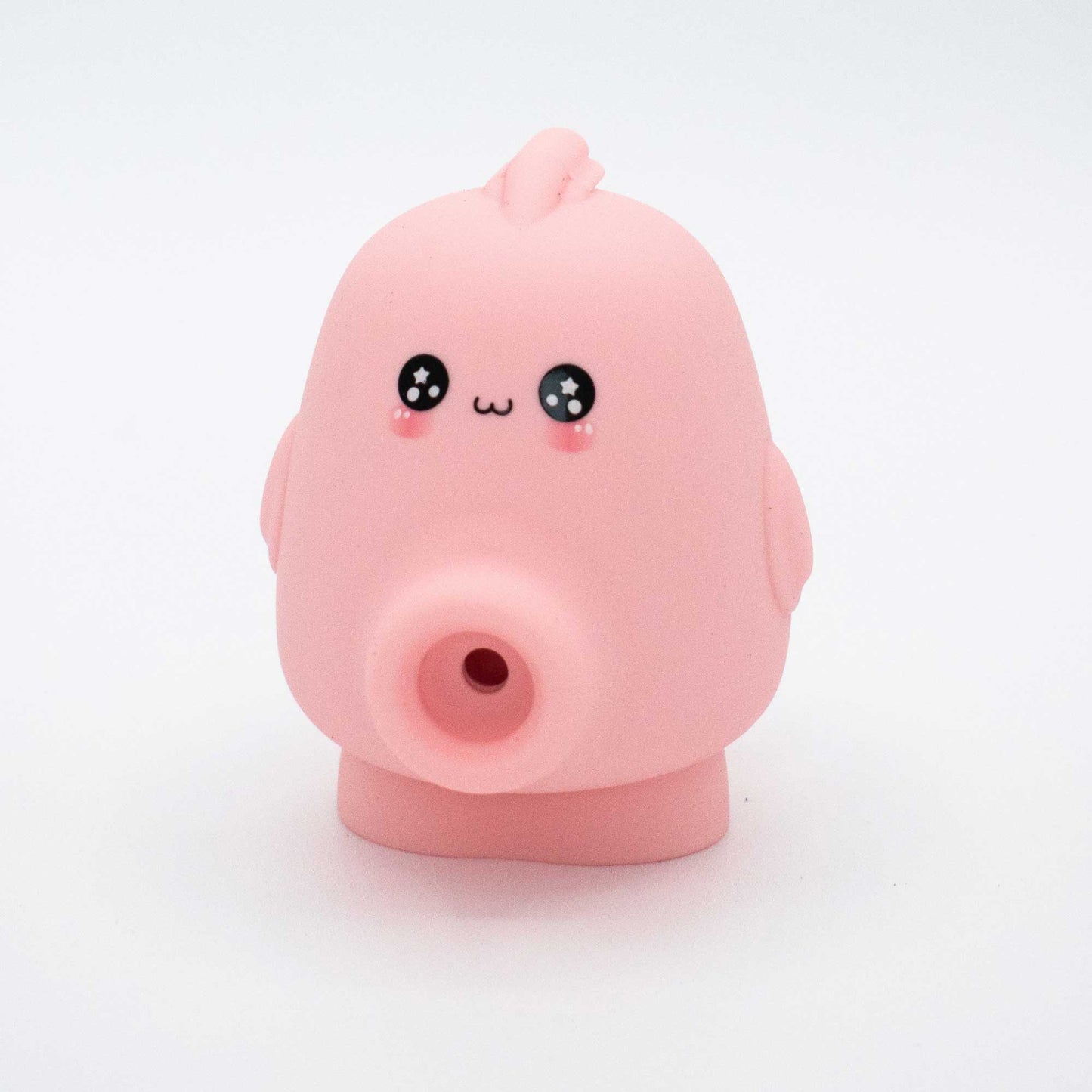 Kawaii Kiss Clit Flicker and Air Pulse Stimulator - Pink LAK-9096