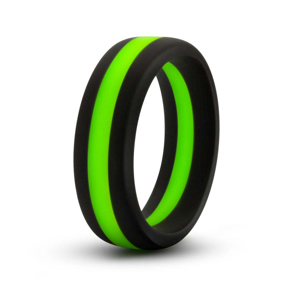 Performance - Silicone Go Pro Cock Ring - Black/green/black BL-91122