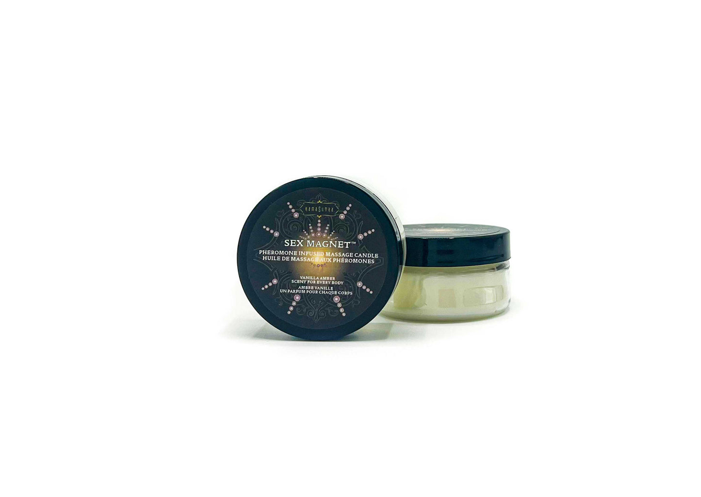 Sex Magnet Pheromon Massage Candle - Vanilla Amber 1.7 Oz KS12063