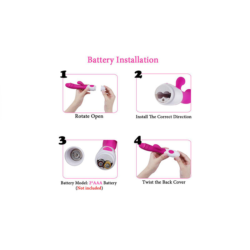 Dildo Rabbit Vibration G-spot Clitoral Stimulate Vibrator (30 Patterns) - Whoopee Shop