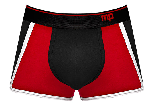 Retro Sport Panel Short - Medium - Black/ Red MP-155265BRMD