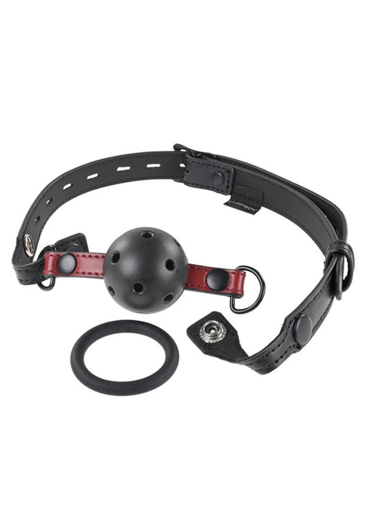 Saffron Interchangeable Gag - Black/red SS48027