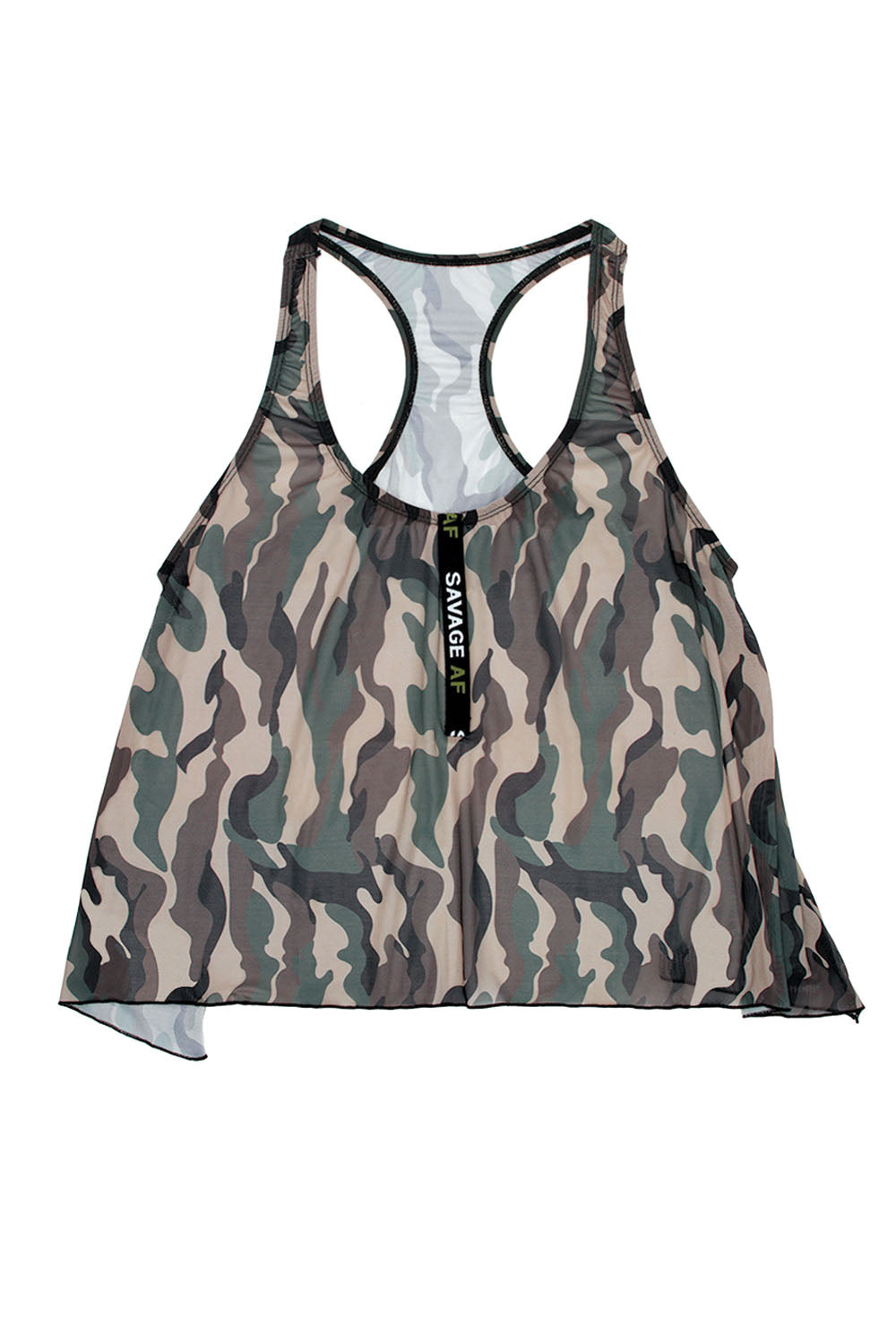 Savage Af Swing Top - Forest Camo - M/l FL-B-AF811ML