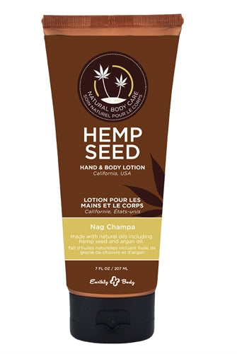 Hemp Seed Hand and Body Lotion - 7 Fl. Oz. - Nag Champa EB-HSV020T