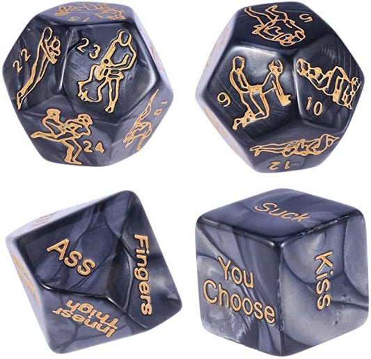 Nian diceworks manufacturer direct wholesale sex dice custom sex dice words and numbers acrylic sex dice game set Hot Selle Low Price In Stock Funny Dice Sexy Spicy Game Sex Dice for Adult Couples - Whoopee Shop