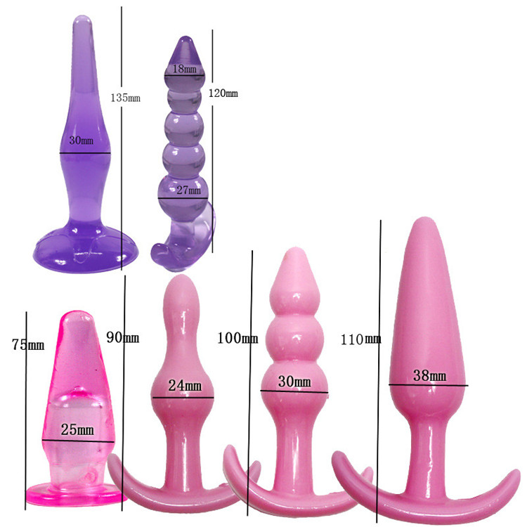 Butt Plug Anal Sex Toy Silicone Butt Plug 6 Piece Set Sex Toys Store - Whoopee Shop