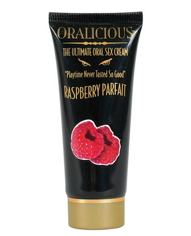 Oralicious Ultimate Oral Sex Cream 2 oz - Raspberry Parfait - Whoopee Shop