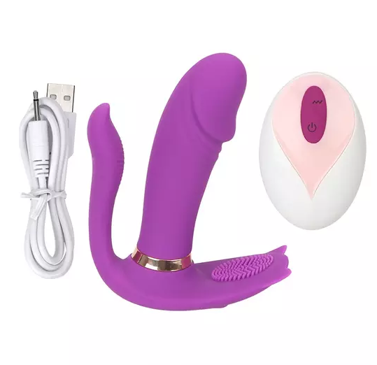 Naughty Cat 3Motor Waterproof Wireless Remote Control USB Rechargeable G-spot Panty Vibrator - Whoopee Shop