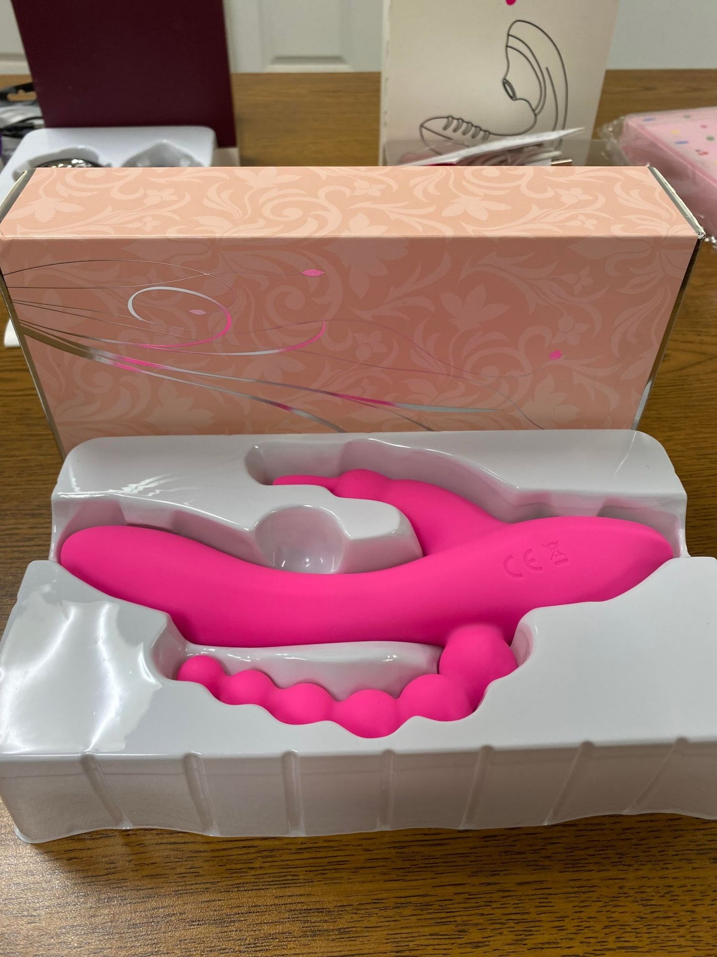 3 In 1 Clitoral Sucking Rabbit G Spot Vibrator Anal Triple Curve 12 Function Waterproof Dildo Vibrator For Her - Whoopee Shop