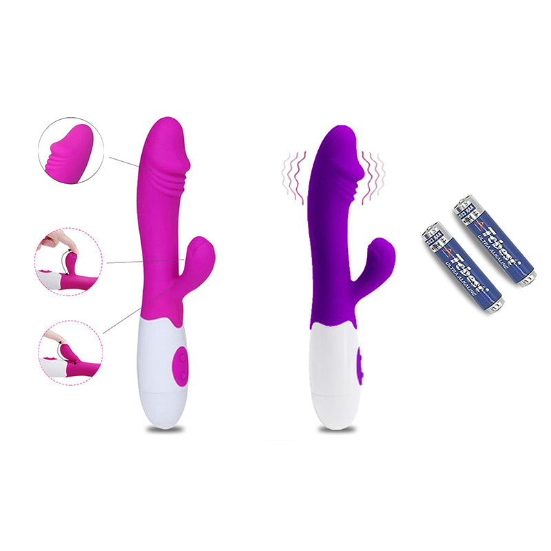 Dildo Rabbit  Vibration G-spot Clitoral Stimulate Vibrator (30 Patterns) - Whoopee Shop