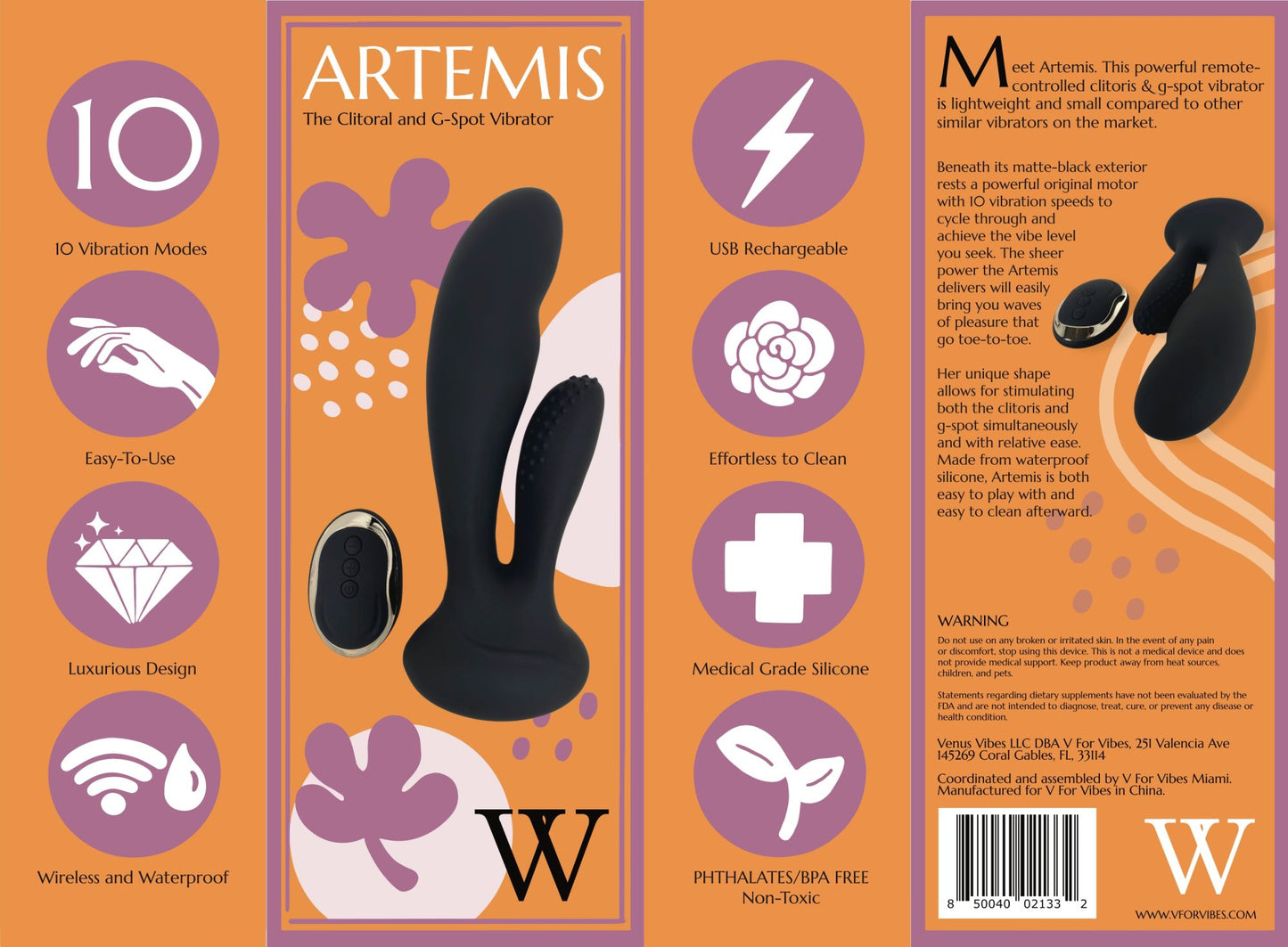 Remote Clit & G-Spot Vibrator; Dual-Ended Dildo - Whoopee Shop