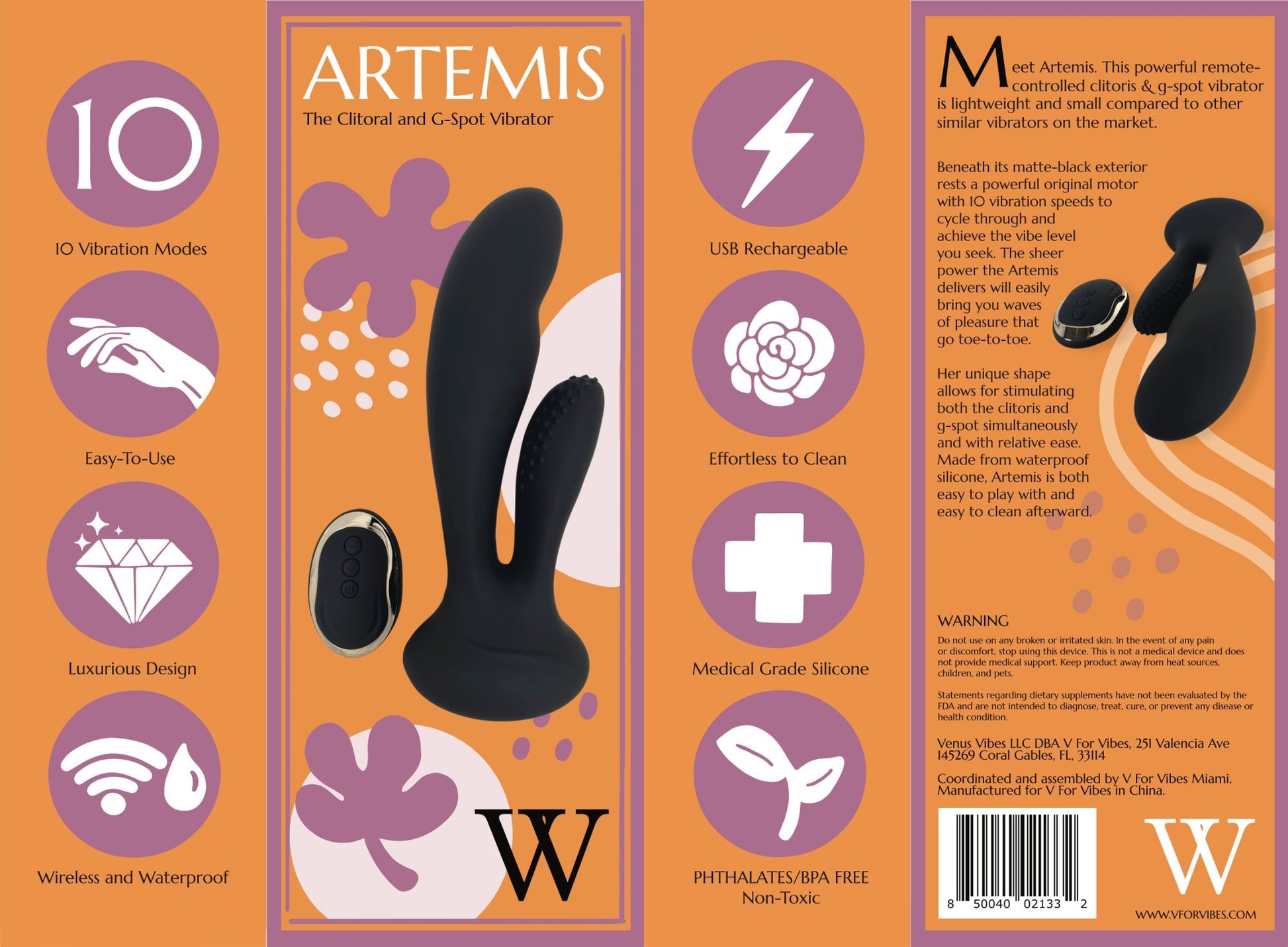 Remote Clit & G-Spot Vibrator; Dual-Ended Dildo - Whoopee Shop