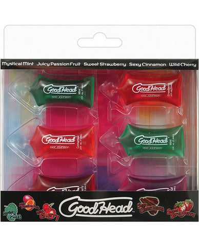 GoodHead Oral Sex Pillow Paks 6 Piece Assorted Flavors - Whoopee Shop