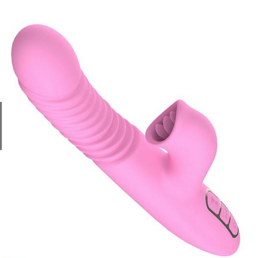 3 In 1 Clitoral Sucking Rabbit G Spot Vibrator Anal Triple Curve Waterproof Dildo Vibrator For Her - Whoopee Shop