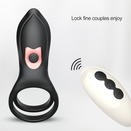 Remote Control Vibrating Penis Cock Ring Sex Toys Clitoris Vibrator Delay Male Lock Masturbator - Whoopee Shop
