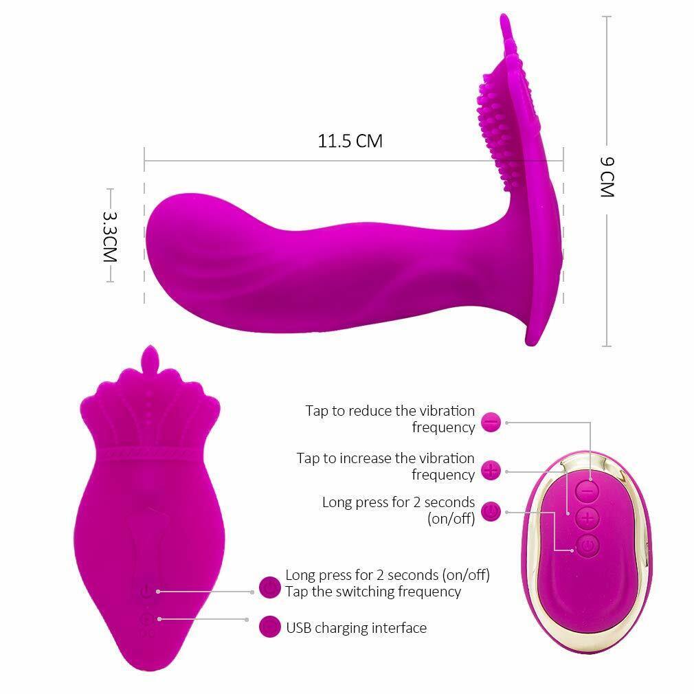 Wearable Wireless Remote Control G-spot Vibrator Anal Sex Toys for Women Couples - Whoopee Shop
