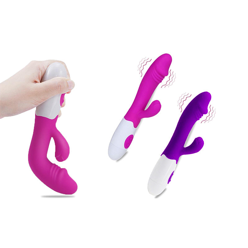 Dildo Rabbit  Vibration G-spot Clitoral Stimulate Vibrator (30 Patterns) - Whoopee Shop