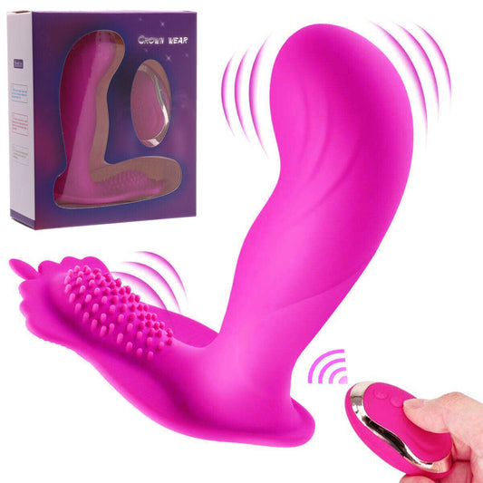 Wearable Wireless Remote Control G-spot Vibrator Anal Sex Toys for Women Couples - Whoopee Shop