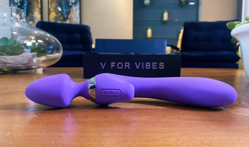 Vesta – Dual-Head Magic Wand Vibrator, Dildo - Whoopee Shop
