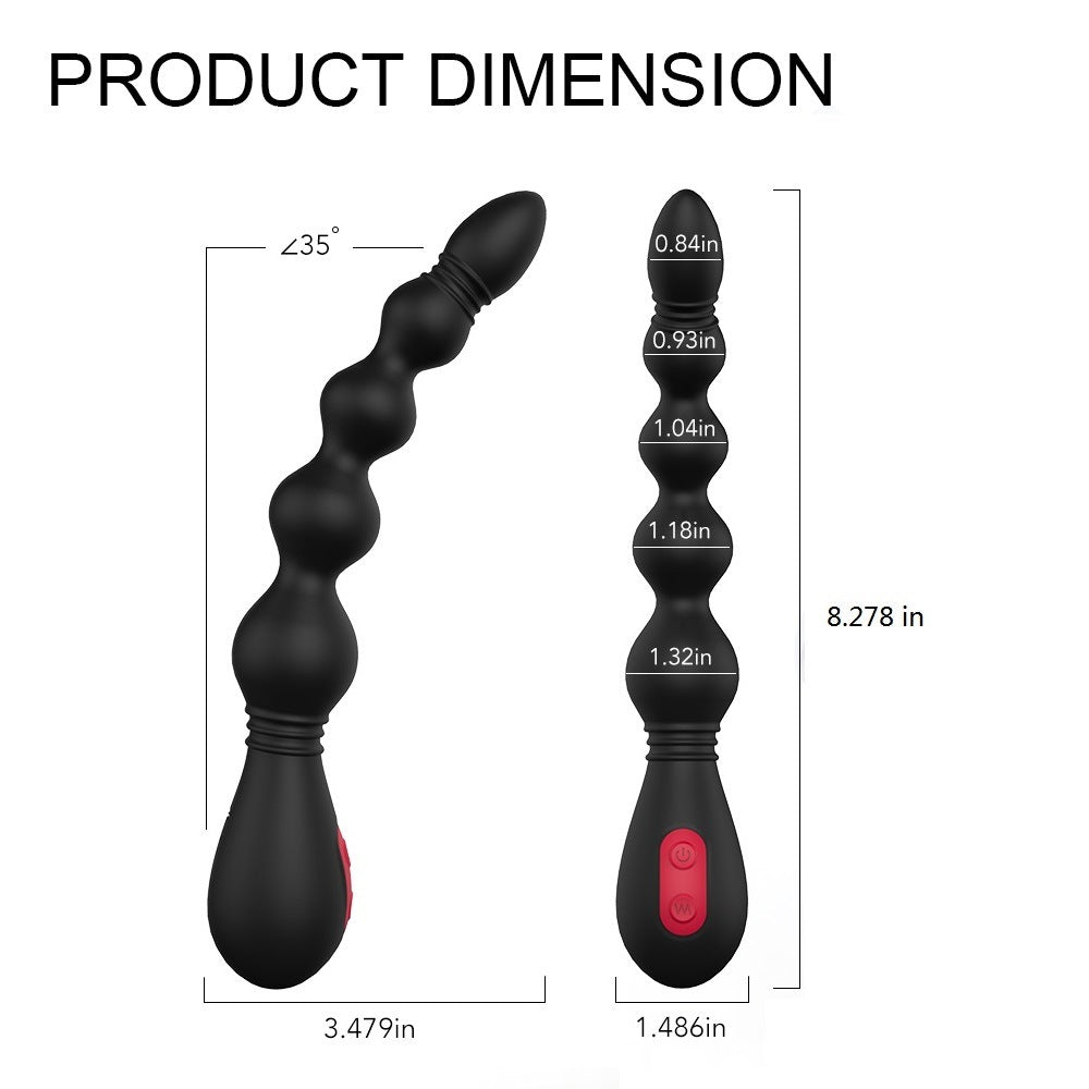 10 Modes Vibration Anal Vibration Machine Super Soft Silicone Product Used in Bedroom; Bathroom; Park; Party; 9 vibration modes - Whoopee Shop