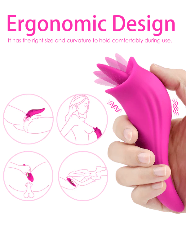 Clit Licking Tongue Sucking Vibrator G-Spot Oral Massager Sex Toys For Women US - Whoopee Shop