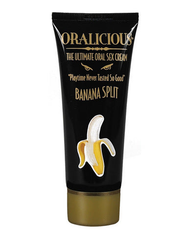 Oralicious Ultimate Oral Sex Cream 2oz Banana Split - Whoopee Shop