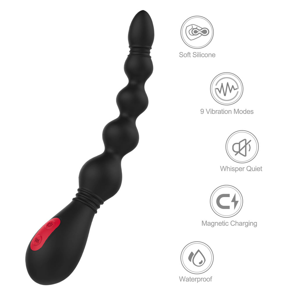 10 Modes Vibration Anal Vibration Machine Super Soft Silicone Product Used in Bedroom; Bathroom; Park; Party; 9 vibration modes - Whoopee Shop