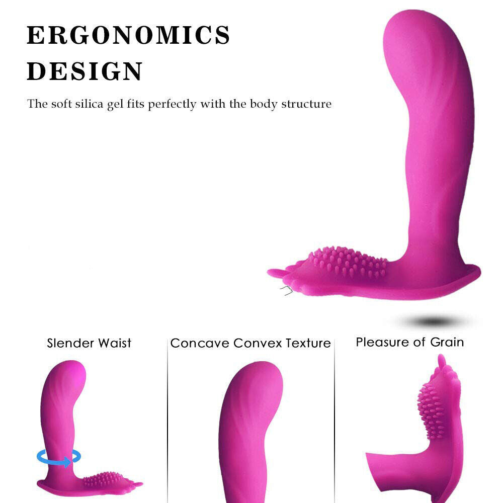 Wearable Wireless Remote Control G-spot Vibrator Anal Sex Toys for Women Couples - Whoopee Shop