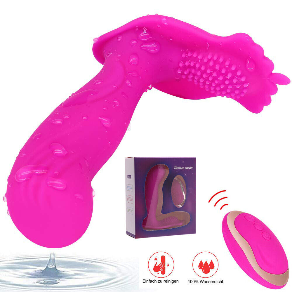 Wearable Wireless Remote Control G-spot Vibrator Anal Sex Toys for Women Couples - Whoopee Shop