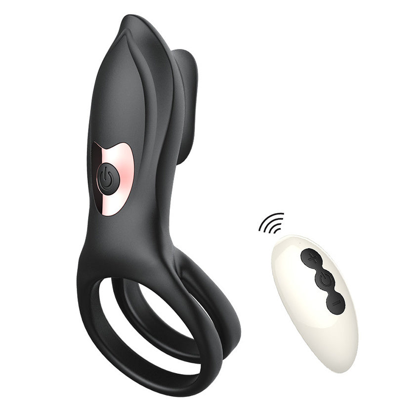 Remote Control Vibrating Penis Cock Ring Sex Toys Clitoris Vibrator Delay Male Lock Masturbator - Whoopee Shop