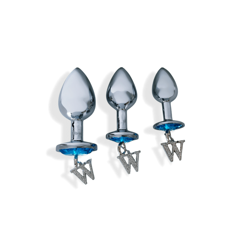 Opis – 3 piece luxury gem butt plug & anal training kit - Whoopee Shop