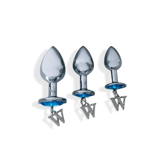 Opis – 3 piece luxury gem butt plug & anal training kit - Whoopee Shop