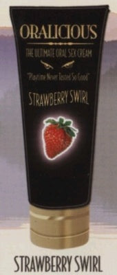 Oralicious Oral Sex Cream Strawberry 2oz - Whoopee Shop