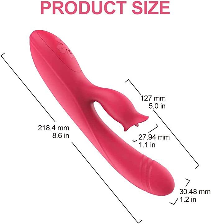 G Spot Vibrator ;  Rose Sex Toys for Clitoris G-spot Stimulation; Waterproof Dildo Vibrator with 10Powerful Vibrations Dual Motor Stimulator for Women - Whoopee Shop