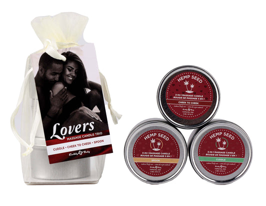 Bag Candle Valentine Trio - Cuddle / Cheek to Cheek / Spoon - 2 Oz EB-HSCV223T